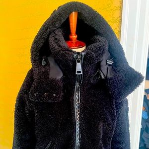 SAM “Nala”Hooded Sherpa Jacket, Size Small